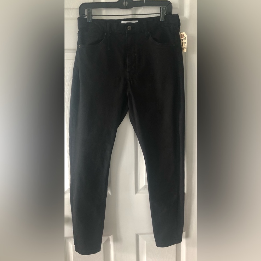 TOP SHOP “Jamie”  High Rise Stretch Black d Jeans